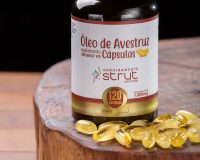 ÓLEO DE AVESTRUZ STRUT ALIMENTOS 120 CÁPSULAS DE 1000 MG